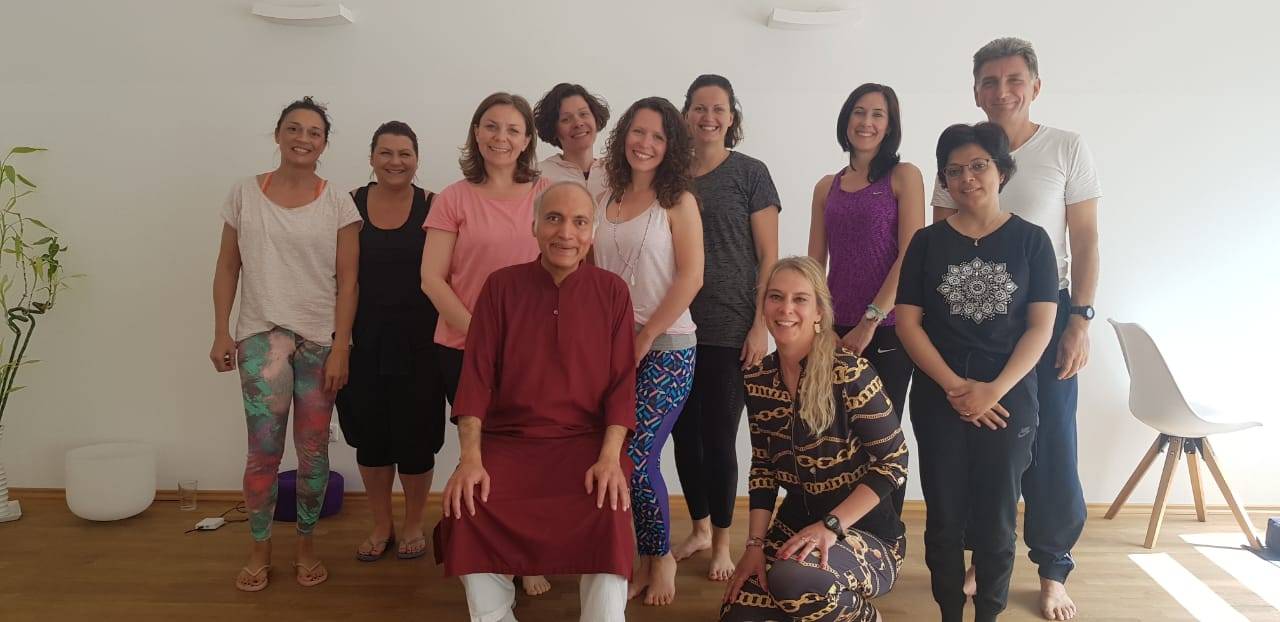 Dr. Deepak Mittal with the participants of SoulYoga workshop